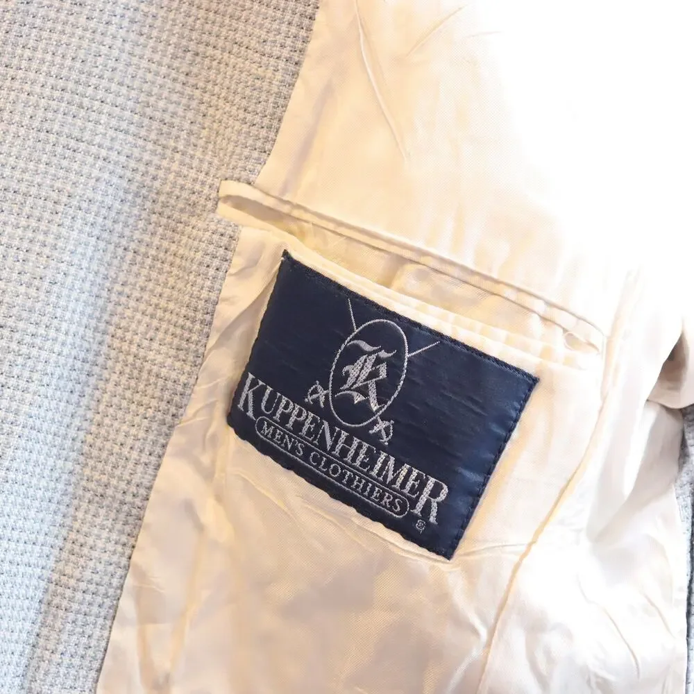 Kuppenheimer Men’s Wool‎ Blazer 38S Houndstooth Sport Coat